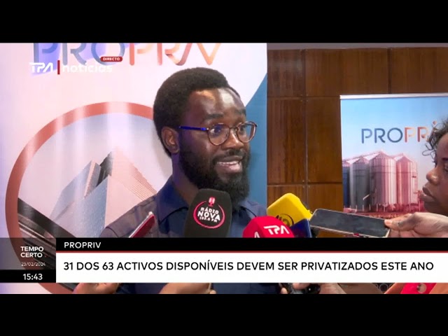 PROPRIV  - 31 Dos 63 activos disponíveis devem ser privatizados este ano