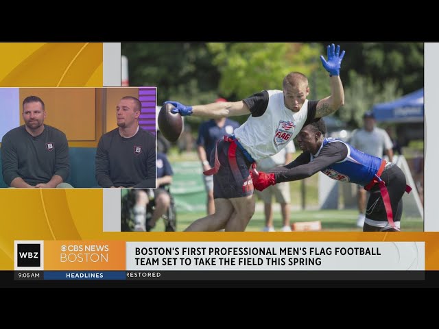 Boston's first professional men's flag football team to take the field this spring