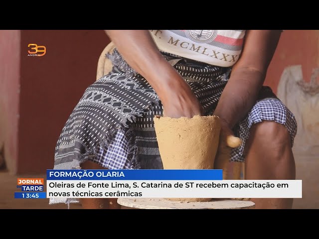 Oleiras de Fonte Lima, S. Catarina de ST recebem capacitação em novas técnicas cerâmicas