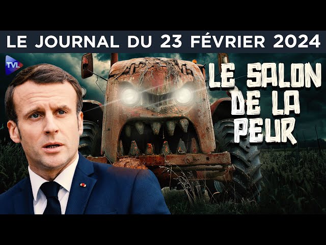 Macron face à la colère agricole - JT du vendredi 23 février 2024