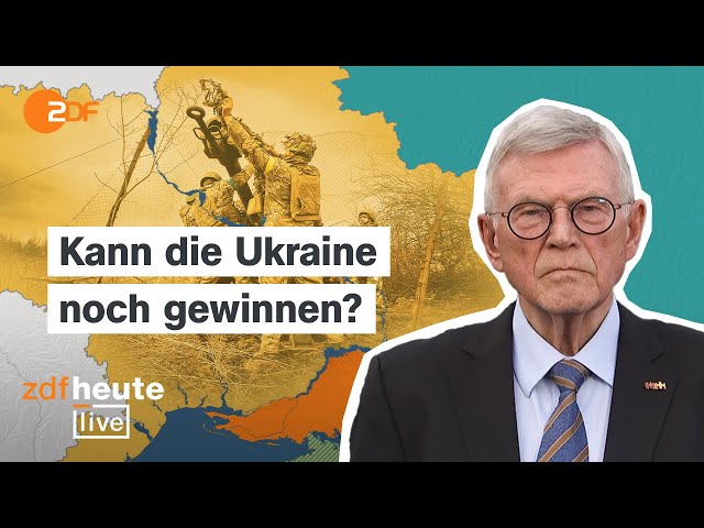 Zwei Jahre verlustreicher Kampf: Angriffskrieg Russlands auf die Ukraine | ZDFheute live