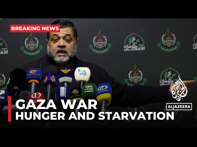 Senior Hamas spokesman Osama Hamdan, speaks in Beirut.