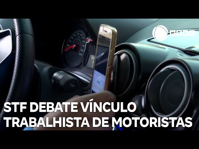 STF debate vínculo trabalhista de motoristas por aplicativo