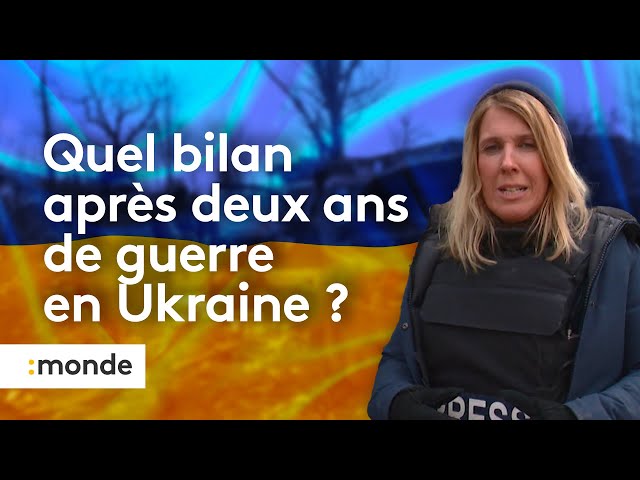 Ukraine :"On voit 2 ans de guerre à l’évolution des cimetières", raconte la reporter Stéph