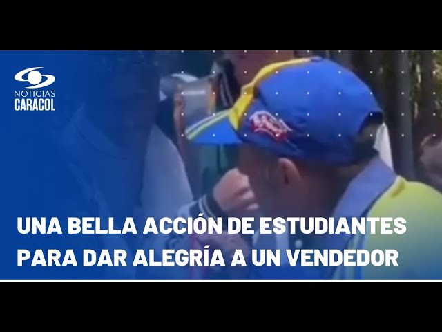 Estudiantes le compraron todos los bonice a humilde vendedor: bella acción