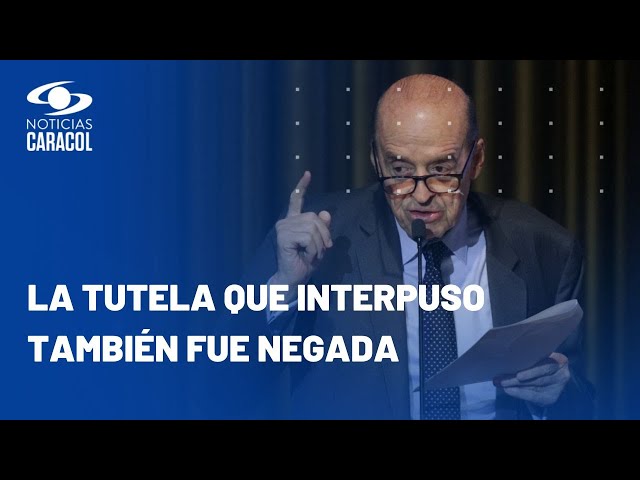 Procuraduría rechaza recusación de Álvaro Leyva contra funcionario que lleva su juicio disciplinario