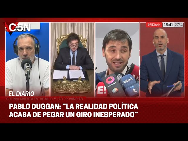 ULTIMÁTUM de CHUBUT al GOBIERNO: el análisis de PABLO DUGGAN