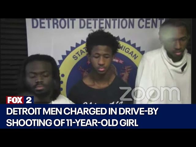 3 Detroit men facing 46 felonies in child's shooting