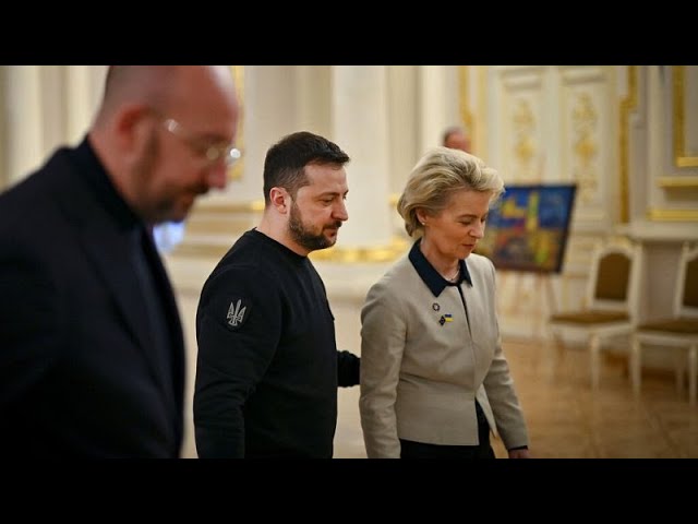 Von der Leyen viaja a Kiev en el segundo aniversario de la guerra