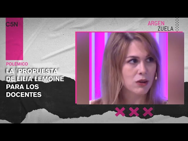 La "PROPUESTA" de LILIA LEMOINE para los DOCENTES