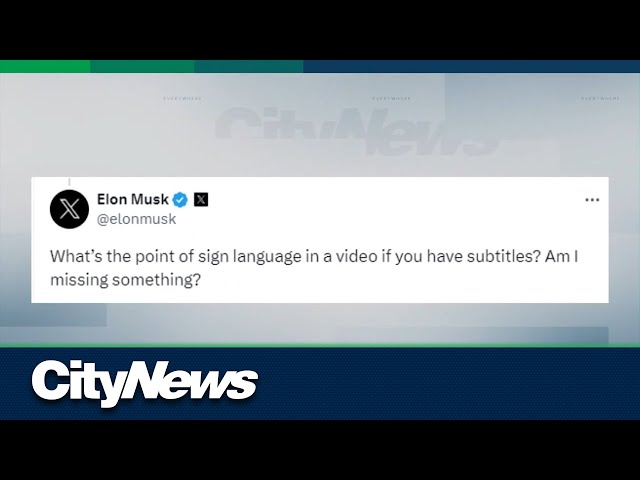 Deaf community reacts to Elon Musk's post about sign language and subtitles