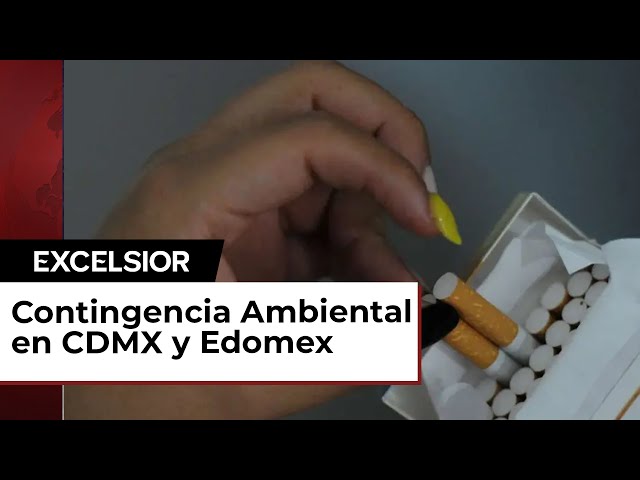 No fumar y otras recomendaciones por Contingencia en CDMX y Edomex