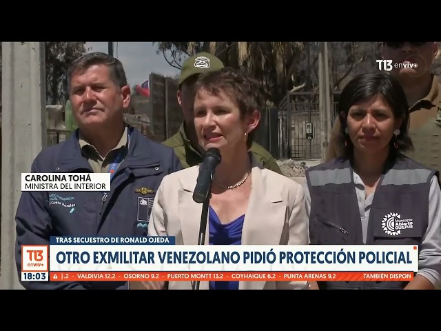 Otro exmilitar venezolano pide protección policial tras secuestro de Ronald Ojeda