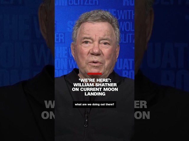 William Shatner on current moon landing