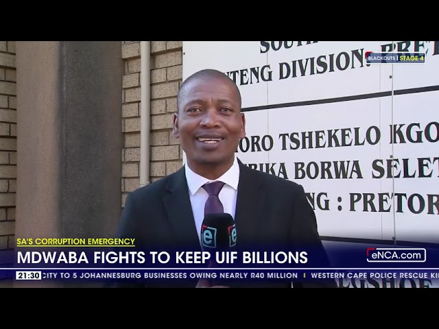 Mthunzi Mdwaba fights to keep UIF billions