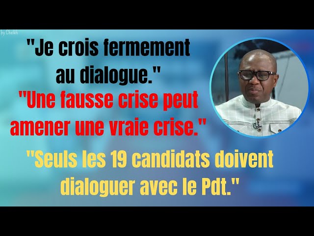 Badara Gadiaga fait une analyse pointue de la situation actuelle (sortie du Pdt, dialogue...)