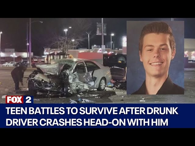 Teen hospitalized with broken back after head-on Southgate crash by driver under the influence