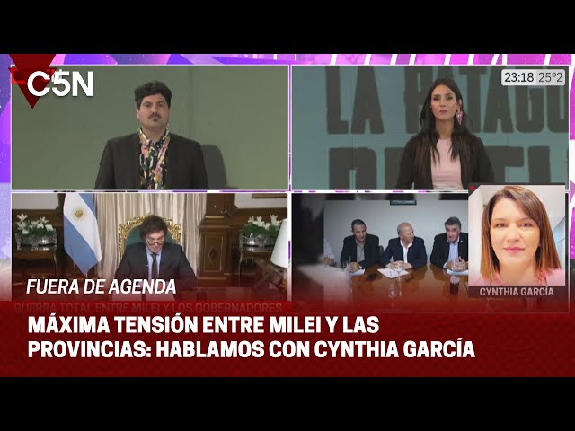 GUERRA TOTAL entre MILEI y el GOBERNADOR de CHUBUT: el análisis de CYNTHIA GARCÍA