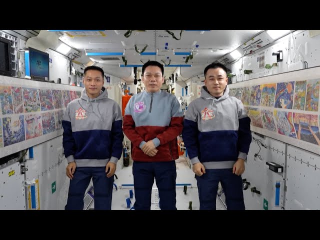 Tiangong space station holds youth art exhibition