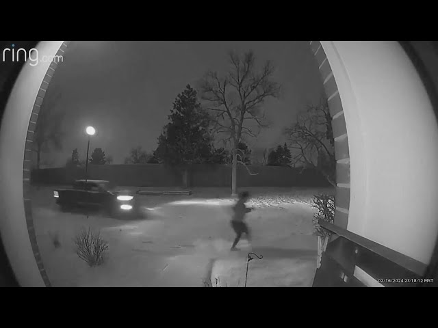 ⁣Video shows woman chased by truck in Denver