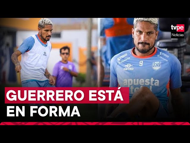 Paolo Guerrero completó su segundo entrenamiento con UCV tras exámenes médicos