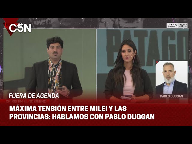 GUERRA TOTAL entre MILEI y el GOBERNADOR de CHUBUT: el análisis de PABLO DUGGAN