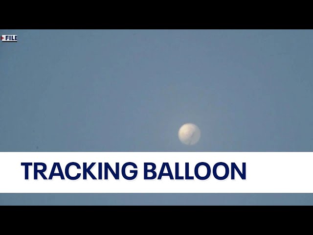 U.S. Military tracking high-altitude balloon