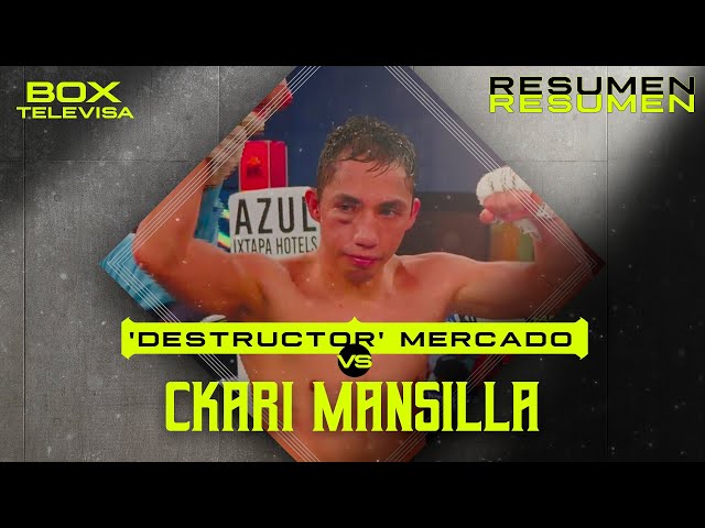 RESUMEN | Bryan’ Destructor’ Mercado vs CKari Cani Mansilla | Peso Super Gallo | TUDN