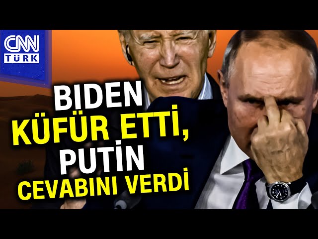 Biden'ın Ağır Küfrüne Putin'den Cevap: "Haklı Olduğumu Gösterdi" #Haber