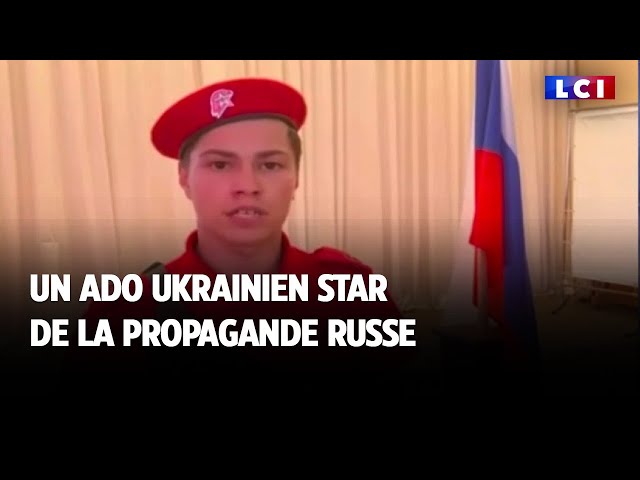 Un ado ukrainien star de la propagande russe