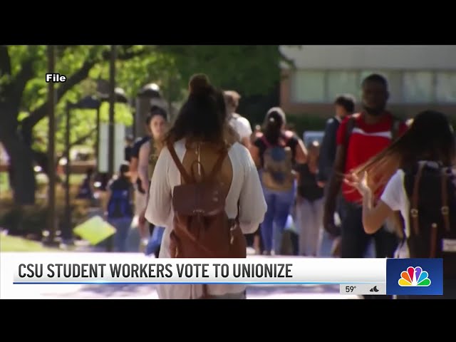 CSU students vote to unionize