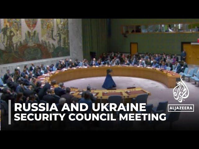 Security council meeting: Russia and Ukraine speak at United Nations