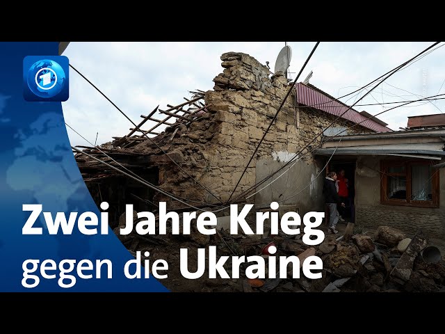 Viel Solidarität für Ukraine am zweiten Jahrestag des russischen Angriffs