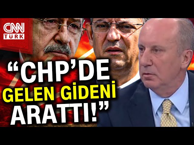 Muharrem İnce'den CHP'ye Sert Eleştiri ve Yerel Seçim Yorumu: "CHP Hatay'ı Kaybe