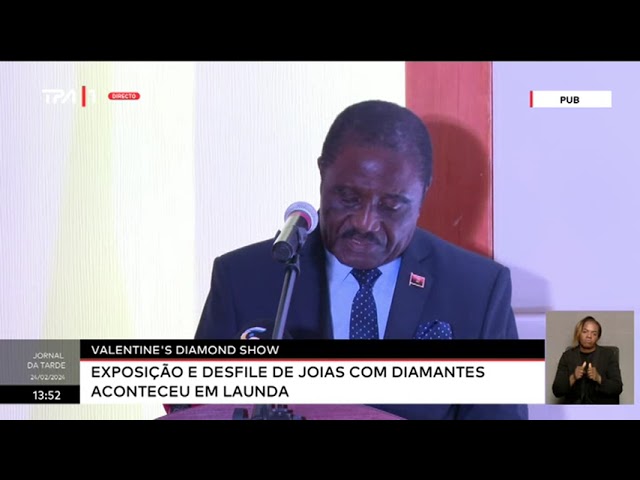 Valentine`s Diamond show - Exposição e desfile de joias com Diamantes aconteceu em Luanda