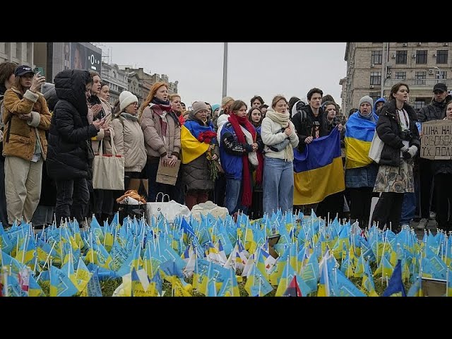 Ukraine is '730 days closer to victory', Zelenskyy says as country marks two years of war