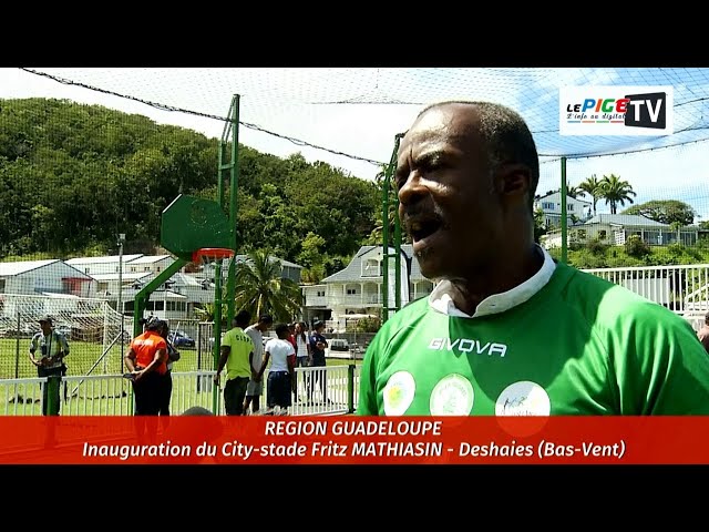 Région Guadeloupe : Inauguration du City-stade Fritz MATHIASIN, Deshaies