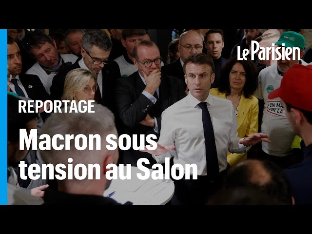 Huées, heurts et « colère » : retour sur la journée sous tension de Macron au Salon