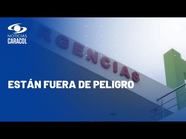 En Calarcá, nueve menores resultaron afectados por la inhalación de una sustancia gaseosa