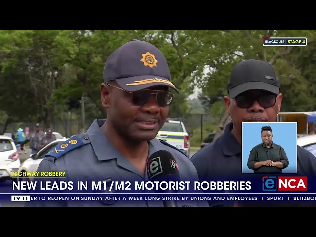 New leads in M1/M2 motorist robberies