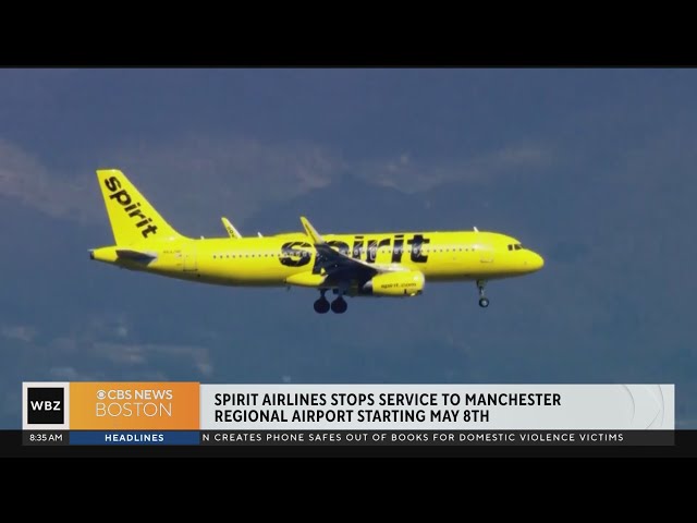 Spirit Airlines ending service to and from New Hampshire in May