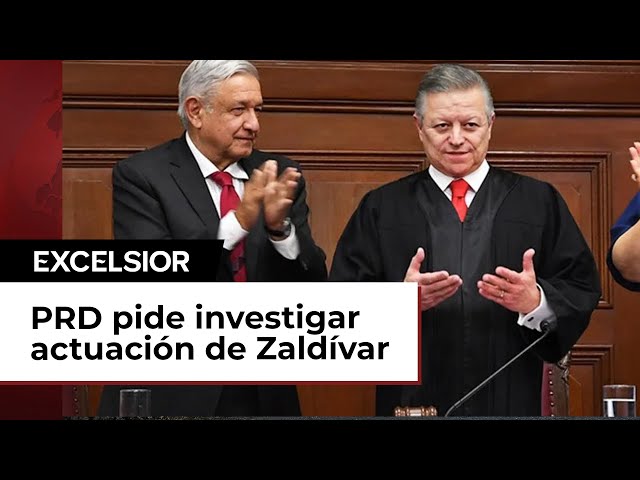 PRD pide investigar posible tráfico de influencias de Zaldívar/ RESUMEN