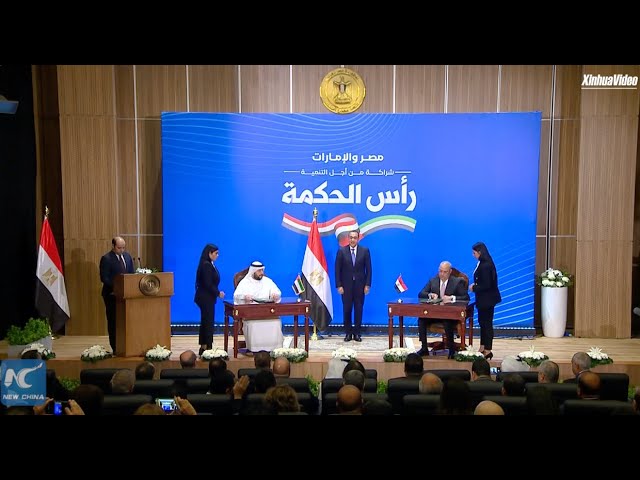 Egypt, UAE sign deal to develop new city on Egypt's northern coast