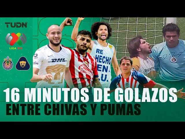 ¿YA ES CLÁSICO? REVIVE la historia entre Chivas y Pumas con estos golazos | TUDN