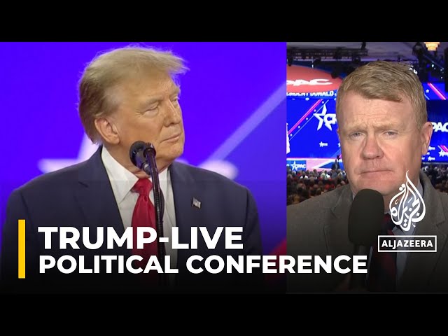 Trump speaks at annual political conference