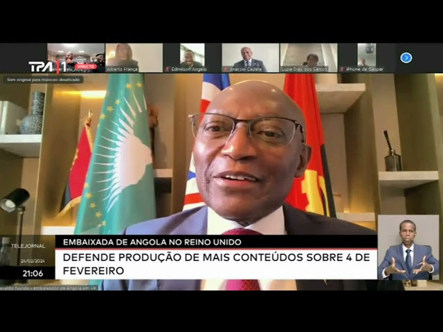 Embaixada de Angola no Reino Unido - Encerra celebrações do de Fevereiro com depoimento de sobrevive