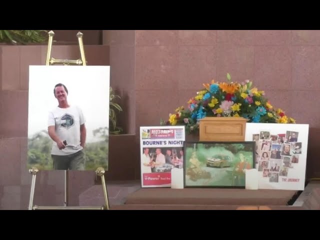 Paul 'The Surfer' Bourne remembered in touching memorial service