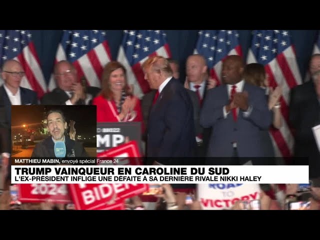 "Pas une seule fois Donald Trump a prononcé le nom de Nikki Haley" • FRANCE 24