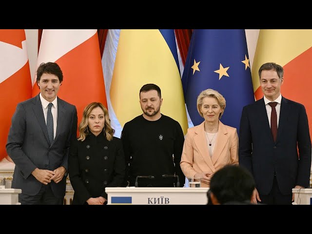 Quatre dirigeants occidentaux à Kiev pour témoigner de leur solidarité