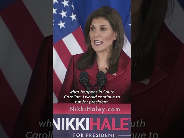 Former Gov. Nikki Haley loses South Carolina GOP primary to Trump, vows to stay in race #Shorts